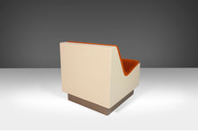 Load image into Gallery viewer, Modernist Fiberglass Scoop Chair in Original Knit Woolen Fabric Attributed to Ed Frank for Moretti, 1960s-ABT Modern