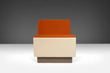 Load image into Gallery viewer, Modernist Fiberglass Scoop Chair in Original Knit Woolen Fabric Attributed to Ed Frank for Moretti, 1960s-ABT Modern