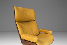 Load image into Gallery viewer, Mr. Chair Bentwood Walnut Lounge Chair in Deep Mustard Leather for Plycraft by George Mulhauser, USA, c. 1960's-ABT Modern