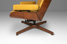 Load image into Gallery viewer, Mr. Chair Bentwood Walnut Lounge Chair in Deep Mustard Leather for Plycraft by George Mulhauser, USA, c. 1960's-ABT Modern