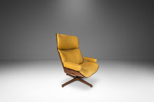 Load image into Gallery viewer, Mr. Chair Bentwood Walnut Lounge Chair in Deep Mustard Leather for Plycraft by George Mulhauser, USA, c. 1960's-ABT Modern