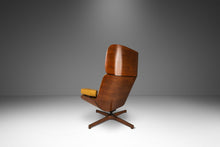 Load image into Gallery viewer, Mr. Chair Bentwood Walnut Lounge Chair in Deep Mustard Leather for Plycraft by George Mulhauser, USA, c. 1960's-ABT Modern