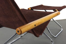 Load image into Gallery viewer, NY Folding Chair and Ottoman by Takeshi Nii, Japan, 1950s-ABT Modern