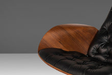 Load image into Gallery viewer, Newly Restored George Mulhauser for Plycraft Tufted Lounge Chair in Walnut and Vinyl on Metal Star Basse, c. 1960s-ABT Modern