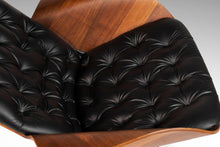 Load image into Gallery viewer, Newly Restored George Mulhauser for Plycraft Tufted Lounge Chair in Walnut and Vinyl on Metal Star Basse, c. 1960s-ABT Modern