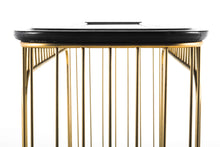 Load image into Gallery viewer, Nickel and Ebonized Oak Regency Console / Sofa Table, USA, c. 1970s-ABT Modern