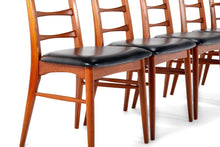 Load image into Gallery viewer, Niels Koefoeds Hornslet Set of Six ( 6 ) Liz Teak Dining Chairs-ABT Modern