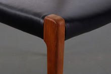 Load image into Gallery viewer, Niels Møller # 71 Teak Dining Chairs w/ Black Vegan Leatherette Seats - A Set of 8, Denmark-ABT Modern