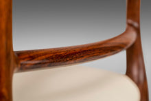 Load image into Gallery viewer, Niels Møller for J.L. Møllers Møbelfabrik Model No. 82 Dining Chair / Desk Chair in Rosewood and White Leather, Denmark-ABT Modern