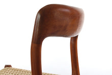 Load image into Gallery viewer, Niels Moller for Model No. 75 Side Chair in Teak w/ Papercord for J.L. Møllers Møbelfabrik, Denmark-ABT Modern