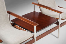 Load image into Gallery viewer, Norwegian Modern Two Seat Bench with End Table by Sven Ivar Dysthe, c. 1960s-ABT Modern