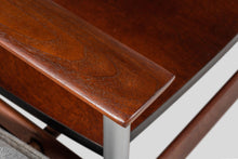 Load image into Gallery viewer, Norwegian Modern Two Seat Bench with End Table by Sven Ivar Dysthe, c. 1960s-ABT Modern