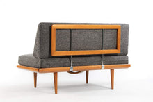 Load image into Gallery viewer, ON HOLD - Mid Century “Minerva” Danish Modern Teak Loveseat Sofa by Peter Hvidt and Orla Molgaard-Nielson-ABT Modern