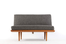 Load image into Gallery viewer, ON HOLD - Mid Century “Minerva” Danish Modern Teak Loveseat Sofa by Peter Hvidt and Orla Molgaard-Nielson-ABT Modern