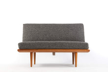 Load image into Gallery viewer, ON HOLD - Mid Century “Minerva” Danish Modern Teak Loveseat Sofa by Peter Hvidt and Orla Molgaard-Nielson-ABT Modern

