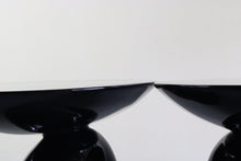 Load image into Gallery viewer, ON HOLD - Pair of Black Regency End / Side Parabel Tables Designed by Eero Aarnio-ABT Modern
