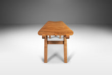 Load image into Gallery viewer, Organic Modern "Aligné" Slatted Bench in Solid Ambrosia Maple by Mark Leblanc, USA, c. 2022-ABT Modern