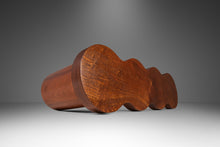 Load image into Gallery viewer, Organic Modern Bench in Solid African Sapale Mahogany by Mark Leblanc, USA, c. 2022-ABT Modern