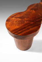 Load image into Gallery viewer, Organic Modern Bench in Solid African Sapale Mahogany by Mark Leblanc, USA, c. 2022-ABT Modern