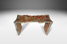 Load image into Gallery viewer, Organic Modern Studio Craft Bentwood Asymmetrical Abstract Bench by Jeremy Dunklebarger, USA-ABT Modern