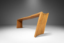 Load image into Gallery viewer, Organic Modern Studio Craft Bentwood Asymmetrical Abstract Three Seater Bench in Ambrosia Maple, USA, c. 1980's-ABT Modern