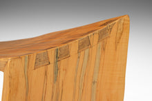 Load image into Gallery viewer, Organic Modern Studio Craft Bentwood Asymmetrical Abstract Three Seater Bench in Ambrosia Maple, USA, c. 1980's-ABT Modern