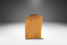 Load image into Gallery viewer, Organic Modern Studio Craft Bentwood Asymmetrical Abstract Three Seater Bench in Ambrosia Maple, USA, c. 1980's-ABT Modern