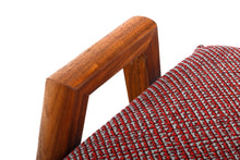 Load image into Gallery viewer, Original Baldwin Acrosonic Piano Bench in Walnut Newly Upholstered in Knoll Fabric-ABT Modern