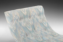 Load image into Gallery viewer, Original Sky Blue Jack Lenor Larsen Flame Stitch Pattern Wave Lounge Chair by Adrian Pearsall for the Strictly Spanish Line, USA-ABT Modern