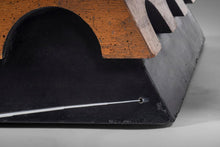 Load image into Gallery viewer, Original Sky Blue Jack Lenor Larsen Flame Stitch Pattern Wave Lounge Chair by Adrian Pearsall for the Strictly Spanish Line, USA-ABT Modern