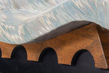 Load image into Gallery viewer, Original Sky Blue Jack Lenor Larsen Flame Stitch Pattern Wave Lounge Chair by Adrian Pearsall for the Strictly Spanish Line, USA-ABT Modern