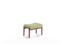 Load image into Gallery viewer, Ottoman by Ib Kofod for Larsen Kandidaten in Green Fabric-ABT Modern