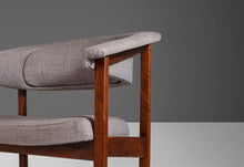 Load image into Gallery viewer, Pair of Barrel Arm Chairs by Arthur Umanoff for Madison in Original Gray Knit Fabric, c. 1960s-ABT Modern