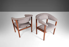 Load image into Gallery viewer, Pair of Barrel Arm Chairs by Arthur Umanoff for Madison in Original Gray Knit Fabric, c. 1960s-ABT Modern