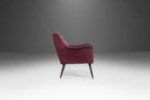 Load image into Gallery viewer, Pair of Mid Century Lounge Chairs in Original Purple Fabric After Paul McCobb, USA, c. 1960's-ABT Modern