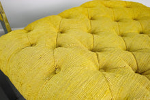 Load image into Gallery viewer, Pair of Tagged Milo Baughman for Thayer Coggin Chrome Lounge Chairs in Tufted Canary, USA, c. 1970's-ABT Modern