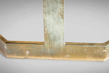 Load image into Gallery viewer, Patinaed Brass Octagonal Coffee Table with an Octagonal Glass Top After Milo Baughman, c. 1970s-ABT Modern