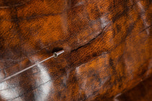 Load image into Gallery viewer, Patinaed French Club Chair / Cigar Chair & Ottoman in Original Distressed Leather, France, c. 1940's-ABT Modern