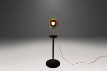 Load image into Gallery viewer, Patinaed Westinghouse Select-O-Ray Stage Light / Pedestal Lamp / Floor Lamp in Original Aged Mint Green Paint, USA, c. 1940s-ABT Modern