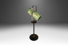 Load image into Gallery viewer, Patinaed Westinghouse Select-O-Ray Stage Light / Pedestal Lamp / Floor Lamp in Original Aged Mint Green Paint, USA, c. 1940s-ABT Modern