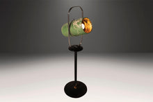 Load image into Gallery viewer, Patinaed Westinghouse Select-O-Ray Stage Light / Pedestal Lamp / Floor Lamp in Original Aged Mint Green Paint, USA, c. 1940s-ABT Modern