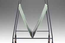 Load image into Gallery viewer, Petite Architectural Magazine Rack on Casters, West Germany, c. 1960's-ABT Modern