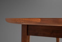 Load image into Gallery viewer, Petite Mid Century Modern Dining / Card Table in Walnut by Watertown Slide, USA, c. 1960's-ABT Modern