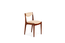 Load image into Gallery viewer, Petite Rosewood Desk Chair / Side Chair in Original Cream Knit Fabric After Nils Jonsson, Sweden-ABT Modern