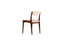 Load image into Gallery viewer, Petite Rosewood Desk Chair / Side Chair in Original Cream Knit Fabric After Nils Jonsson, Sweden-ABT Modern