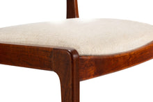 Load image into Gallery viewer, Petite Rosewood Desk Chair / Side Chair in Original Cream Knit Fabric After Nils Jonsson, Sweden-ABT Modern