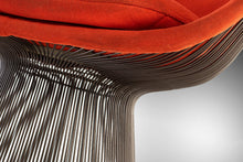 Load image into Gallery viewer, Platner Collection Lounge Chair by Warren Platner for Knoll in Original Red Knoll Fabric, c. 1972-ABT Modern