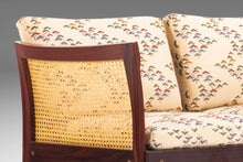 Load image into Gallery viewer, Plexus Modular Two Seater Sofa / Chairs in Rosewood & Cane by Illum Wikkelsø for CFC Silkeborg, Denmark, c. 1960's-ABT Modern