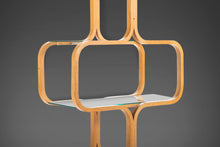 Load image into Gallery viewer, Plycraft Bentwood and Glass Etagere / Display, 1970s-ABT Modern