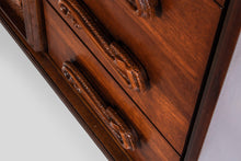 Load image into Gallery viewer, Pulaski Oceanic Tall Wardrobe / Gentlemen's Dresser, USA, c. 1960's-ABT Modern